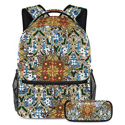 Sac à dos de voyage enfant avec trousse cœur et porte-bouteille Couleur 5