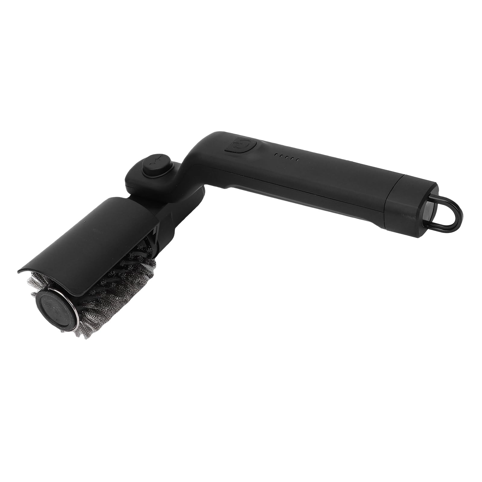 Generic Cepillo de Limpieza Eléctrico Giratorio para Parrilla, Resistente Al Agua, Diseño Compacto para Cocinar Al Aire Libre, Barbacoa, Acero Inoxidable, 1 Unidad
