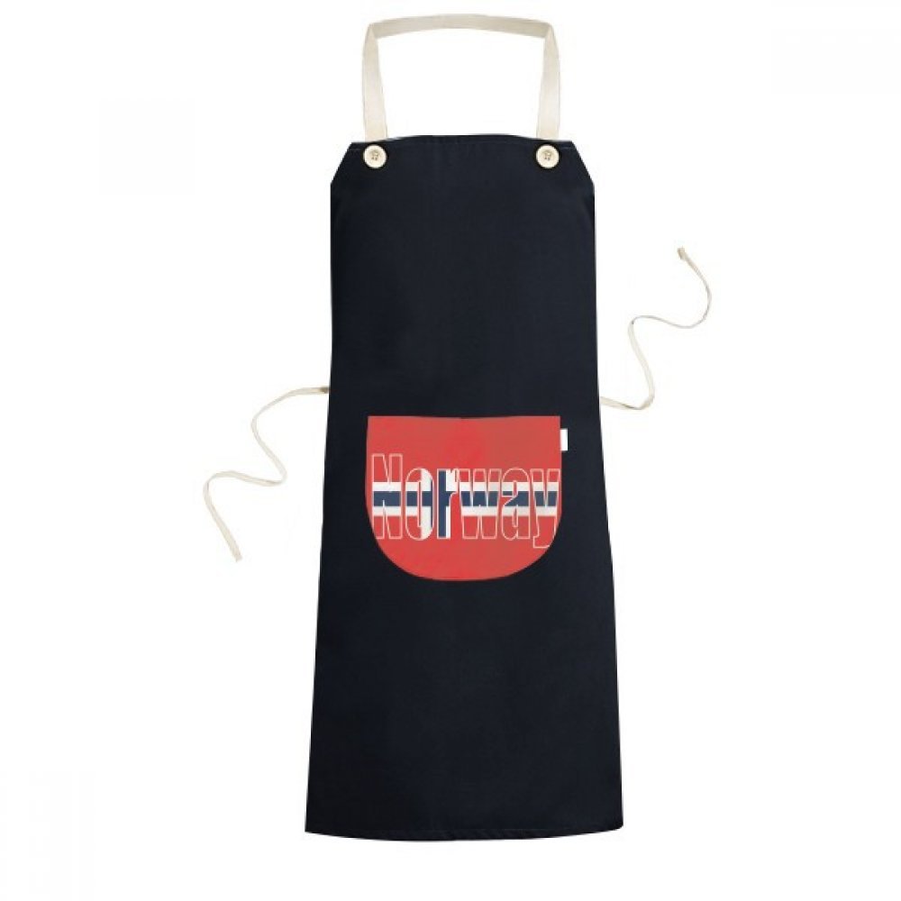 Tablier de cuisine Norvège anti-taches avec poche et bavette