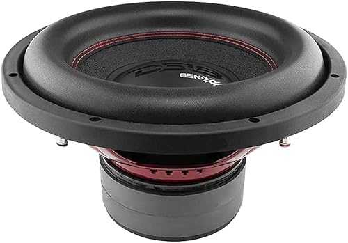 Miniatura 8 de DS18 GEN-XX10.4DHE Subwoofer de coche de alta excursión de 10 pulgadas, 1000 vatios, bobina de voz dual máxima, 4+4 ohmios (1 altavoz)