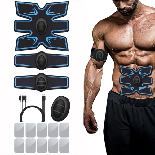 FDA Cleared - EMS Ab Stimulator Muscle Toner Women Men, Tactical x abs Stimulator Military Grade, Muscle Stimulator for Muscle Growth, ab Machine for Stomach arm Leg Neck Workout Equipment Gifts