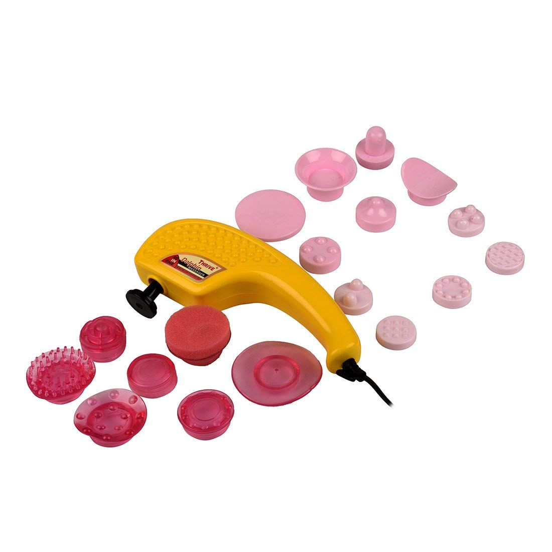 Thrive (TI-211) 1 Body Masser Multicol in Electric Professional 20 Corded Professional Magnetic | Powerful handheld vibrators for back pain with multiple speed settings Thrive (TI-211) 1 Body Masser Multicol in Electric Professional 20 Corded Professional Magnetic | Powerful handheld vibrators for back pain with multiple speed settings