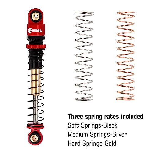 INJORA RC Ammortizzatore 43mm Filettato Tele