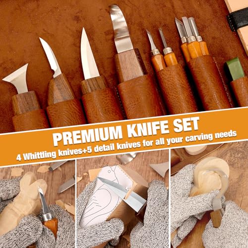 Wood Carving Kit 24Pcs