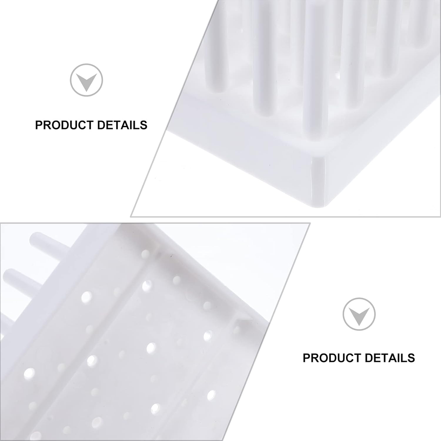 iplusmile Test Tube Drying Rack Plastic Test Tube Peg Dryer Holder Test