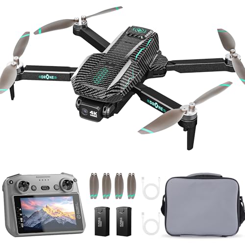 GPS Drone with 4K Camera for Adults, FPV RC Quadcopter, 5-inch LCD Tablet Screen, Auto Return, GPS...