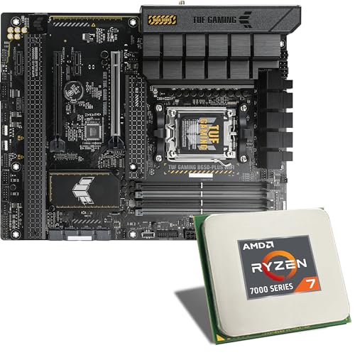 Mainboard Bundle | AMD Ryzen 7 7700, 8X 3800 MHz, ASUS TUF Gaming B650-PLUS WiFi, 3X M.2 Port, PCIe 4.0 x16, USB 3.2 Gen2 | Tuning Kit | CSL PC Aufrüstkit