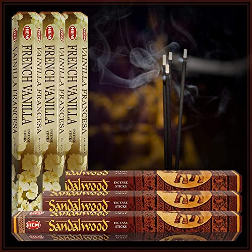 Trumiri DND-1359-3359 Sandalwood Incense Sticks And French Vanilla Incense Sticks With Incense Holder Bundle thumb #5