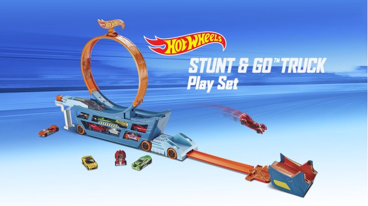 ホットウィール　ディズニー　トレーラー　2台 Amazon.co.jp: ホットウィール HW スタントモバイルトレーラー DWN56