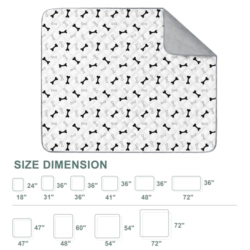 Image of Eterish Reusable Washable Pee Pads for Dogs Large /Extra Large 36'' x 41'' 2 Pack, Absorbent Pet Puppy Dog Training Pads Non-Slip, Waterproof Whelping Potty Pads for Dogs Leak-Proof