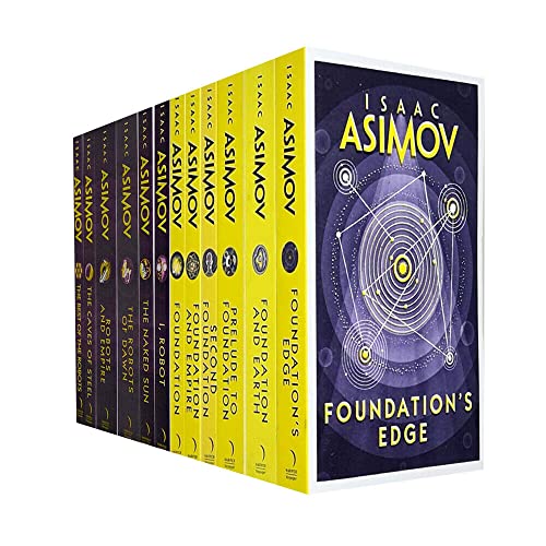 Marca: Harper Collins ltd Isaac Asimov Foundation e Robot Series 12 Books Collection Set (Preludio a Foundation, Earth, Edge, Foundation, Second Foundation, Empire, I Robot, Robots of Dawn, Naked Sun, Rest Of The Robots e alt