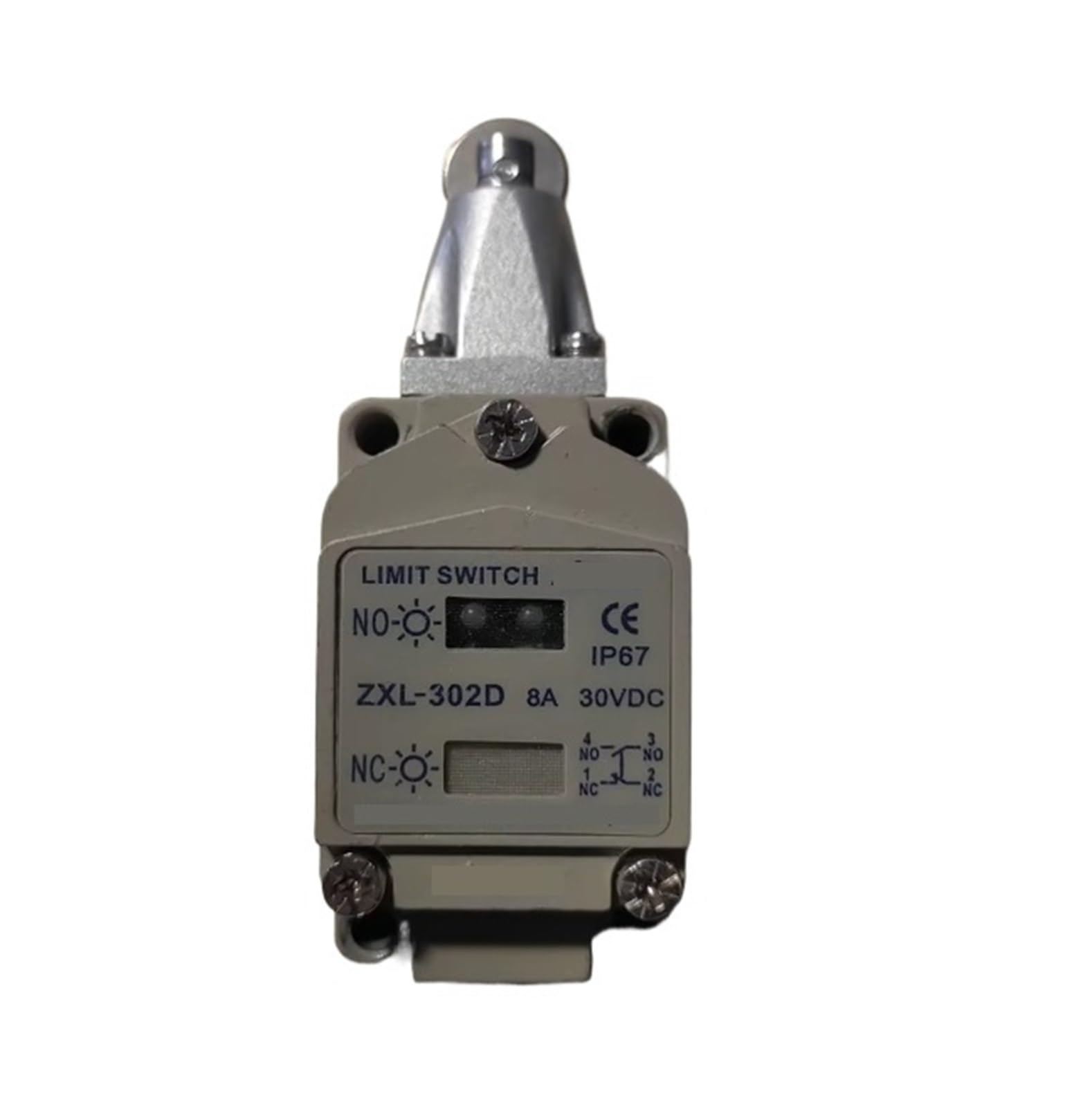 HEXEH Interrupteur de Fin de Course ZXL-302D 8 A 30 V CC, Interrupteur de proximité for Lignes de Production industrielles, Robots, Machines d'usine, etc.