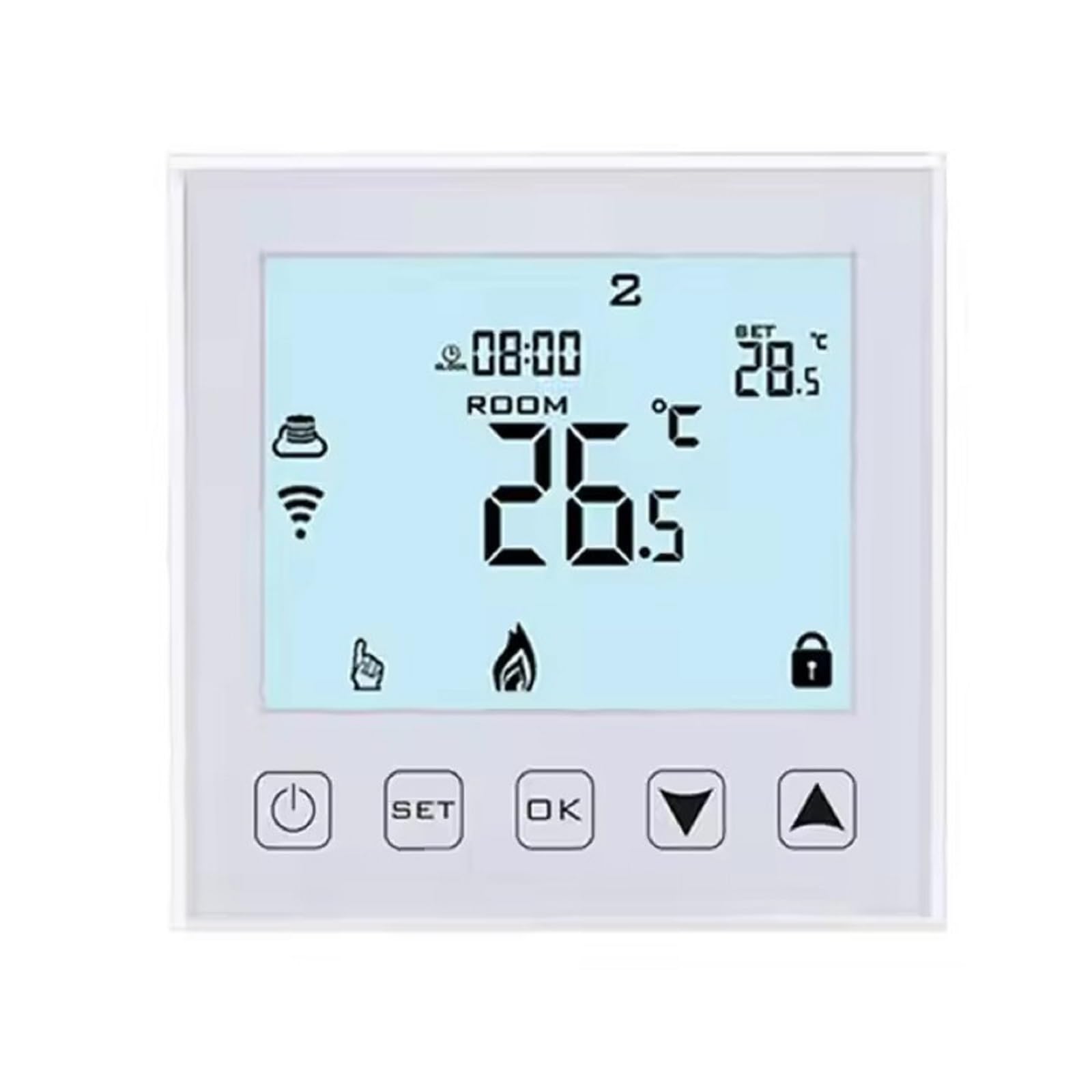 Thermostat Wi-FI Programmable 16A 220V avec Sonde NTC