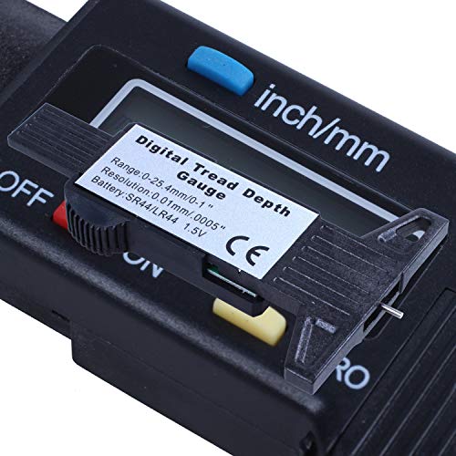 Digitale dieptemeter remklauw loopvlak dieptemeter LCD loopvlakmeter - Image 8