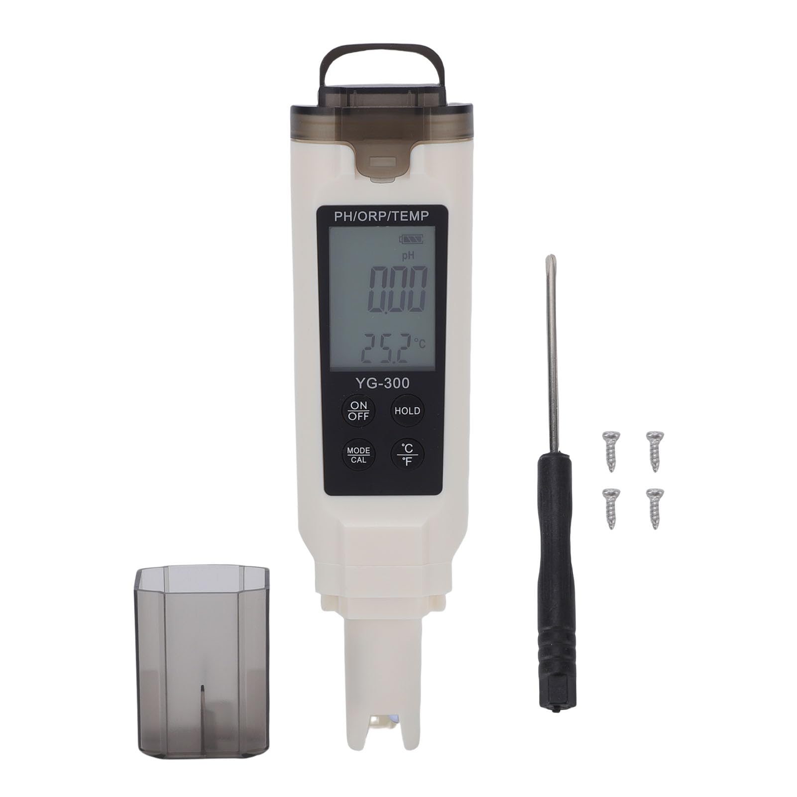Medidor de temperatura PH ORP prueba profesional 3 en 1 probador de agua Digital portátil con pantalla LCD para piscinas granjas laboratorios de investigación