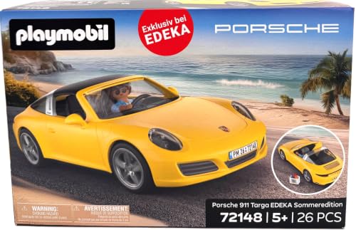 PLAYMOBIL 72148 Porsche 911 Targa, un modelo exclusivo de juguete para la Edición Verano EDEKA.