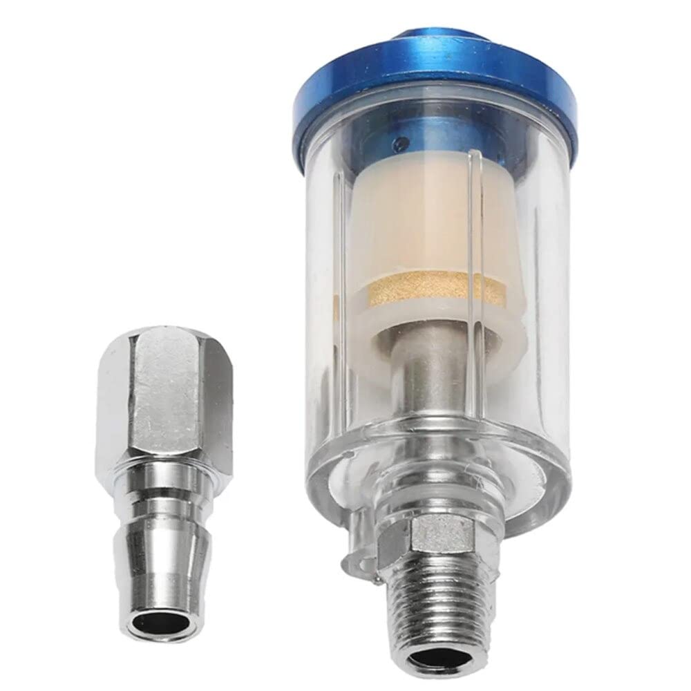 Digital Craft 1/4" Water Oil Separator Inline Air Hose Filter Moisture Trap for Compressor Spray Paint Gun Pneumatic Tool Parts (B0BD55Q5ZJ) Amazon Price History, Amazon Price Tracker
