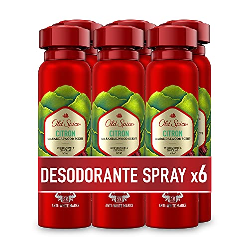 Pack de 6 Desodorante Old Spice Citron