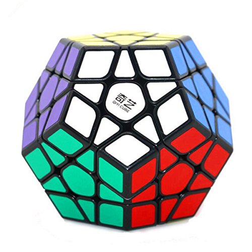 CuberSpeed QY Toys 12 Sided Megamin Cube 3x3 Pentagonal Dodecahedron Speed Cube Puzzle Toy QiHeng Black Speed Cube by cuberspeed - Used condition - Image 4