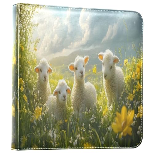Álbum de Fotos Autoadhesivo Scrapbook DIY FLildon Cuero PU 3 Anillos 40 Páginas 11.8x11.2 pulgadas miniatura 1