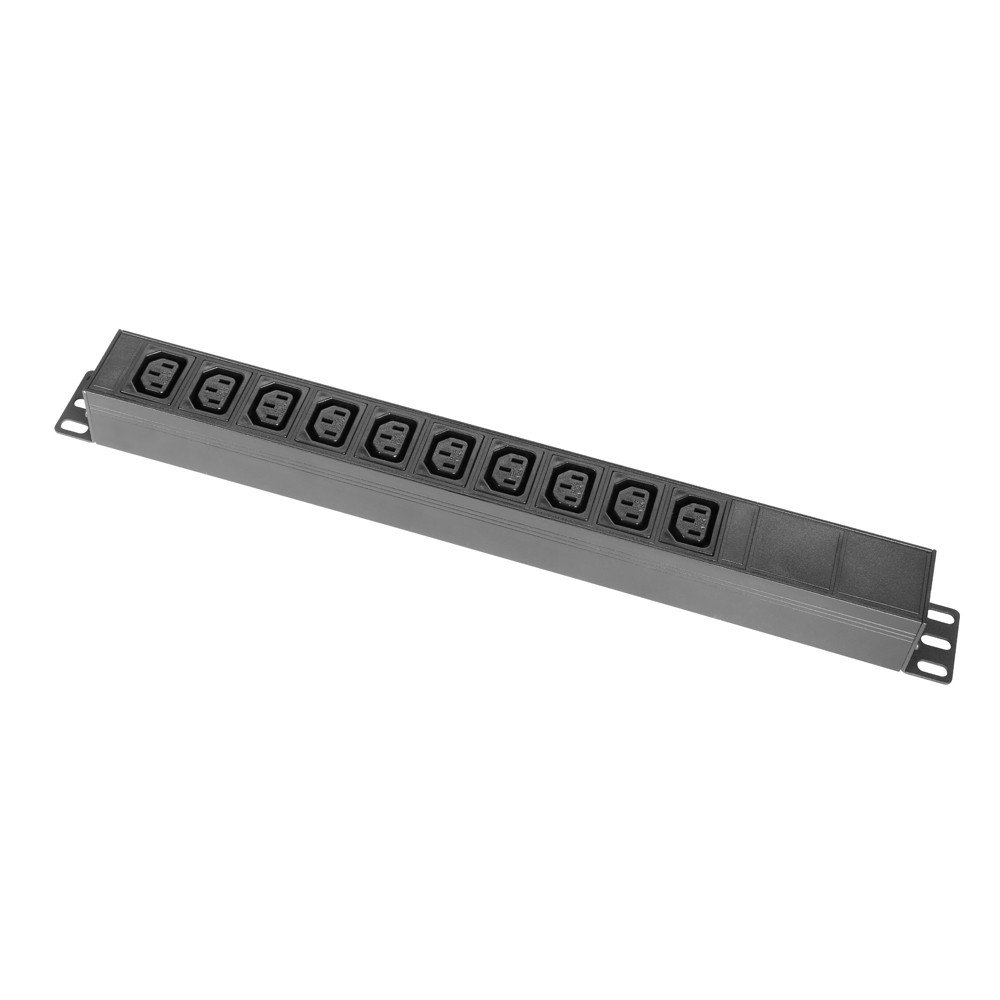 Adam Hall Cables 87471 IEC 19" Stromverteiler 1HE 10-Fach mit C13 Kaltgerätebuchsen