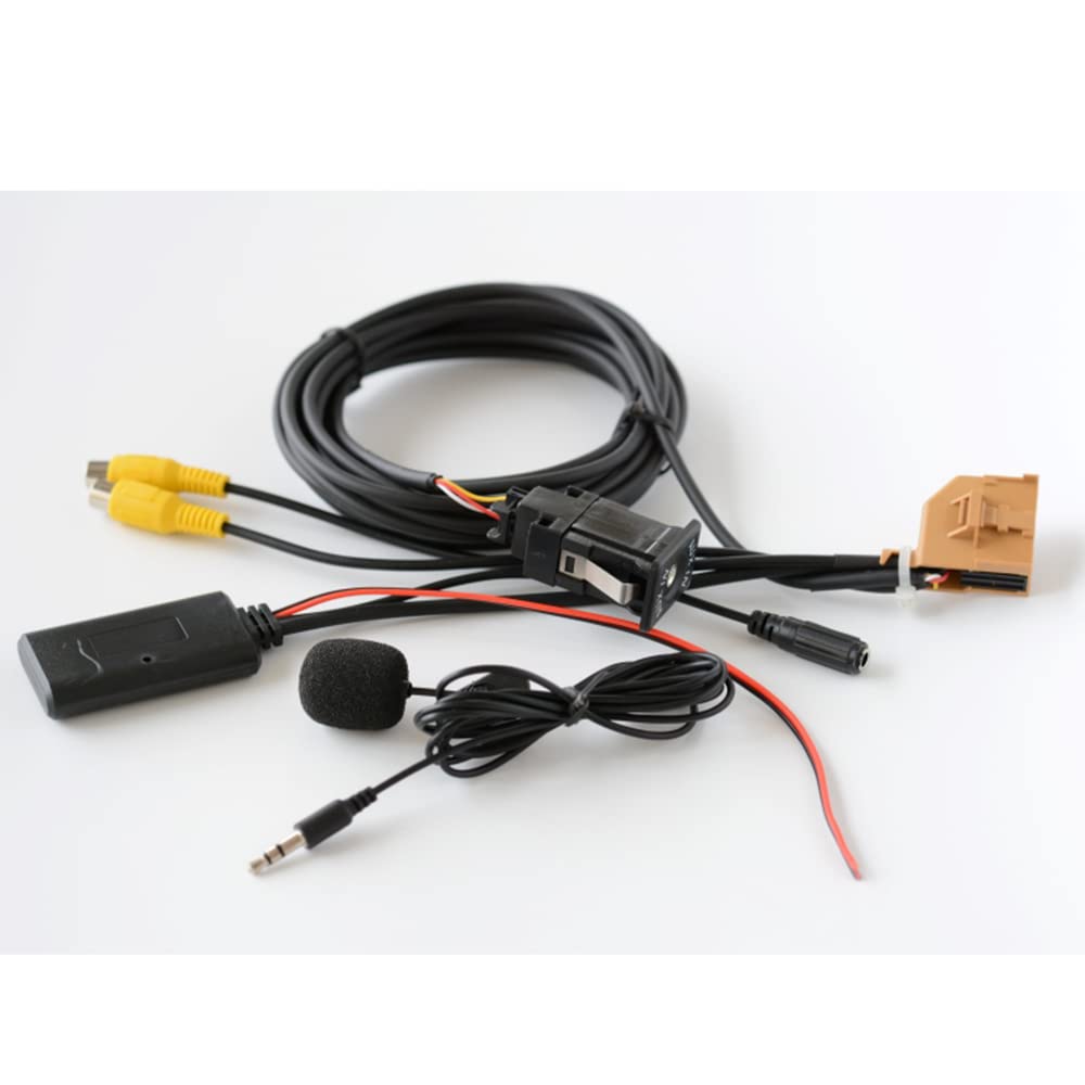 12V MMI 2G Auto Bluetooth AUX Adattatore Musica Audio Mic per A6 A8 2006-2008 J523