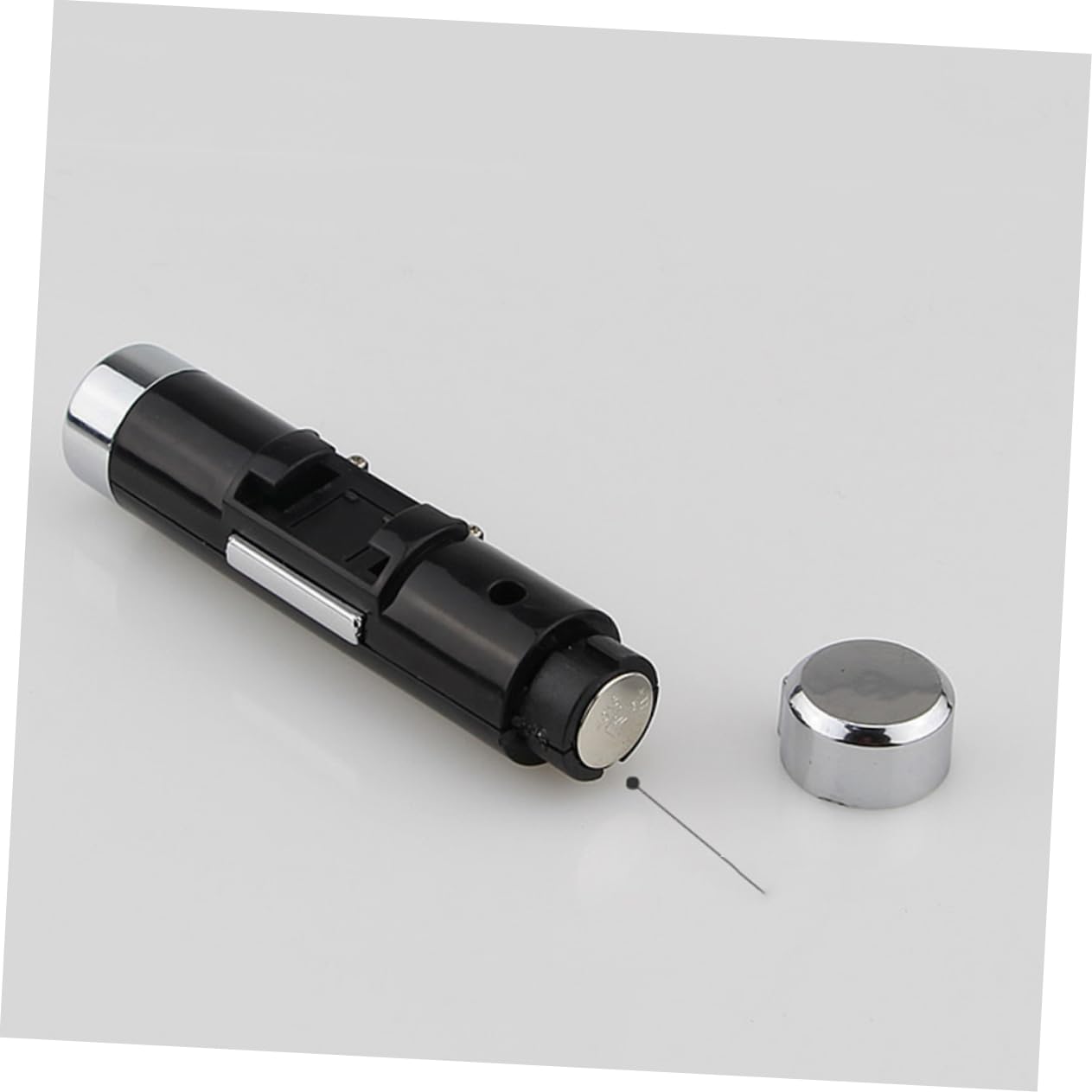 Cabilock Digital Car Thermometer Clock Led Backlight Celsius Reading Battery Operated for Vehicle Decor