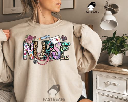 Nurse Sweatshirt, Nurse Life Sweatshirt, Nurse Gift, Gift For Nurse, Nurse Week, Nursing School Sweatshirt, Registered Nurse Sweatshirt2