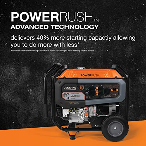 Generac GP7000E 389CC CO 50ST with cord - Image 4