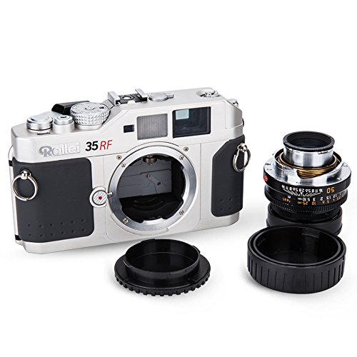 Image of JJC 2-Pack Body Cap & Rear Lens Cap Cover for Leica M Mount Camera and Lens | for Leica M1 M2 M3 M4 M5 M6 M7 M8 M9 M10, Lens Protection Accessories