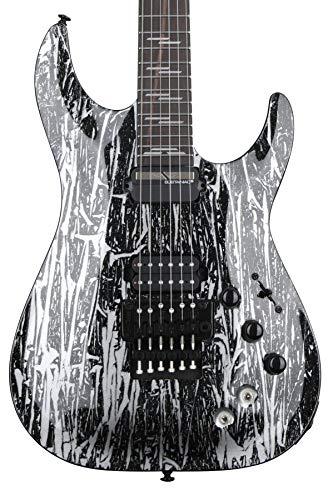 Schecter C-1 Silver Mountain FRS Floyd Rose Sustainiac – Guitare électrique - Les Beatles, Paul McCartney, John Lennon, RIngo Starr, George Harrison Schecter C-1 Silver Mountain FRS Floyd Rose Sustainiac - Guitare électrique