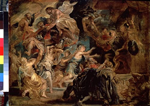 Cuadro La muerte de Enrique IV por Peter Paul Rubens lienzo decorativo de 60x90cm