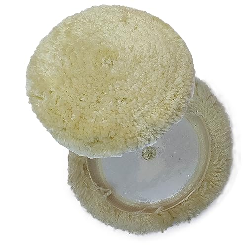 Image of Inditrust 1500W 6 months warranty 7 Inch Electric Car Polisher Machine 6 SPEED with Backup Pad Wool pad and Buffing Pad Double Insulated With Speed Adjustment 100% Copper Winding (RED PRO)