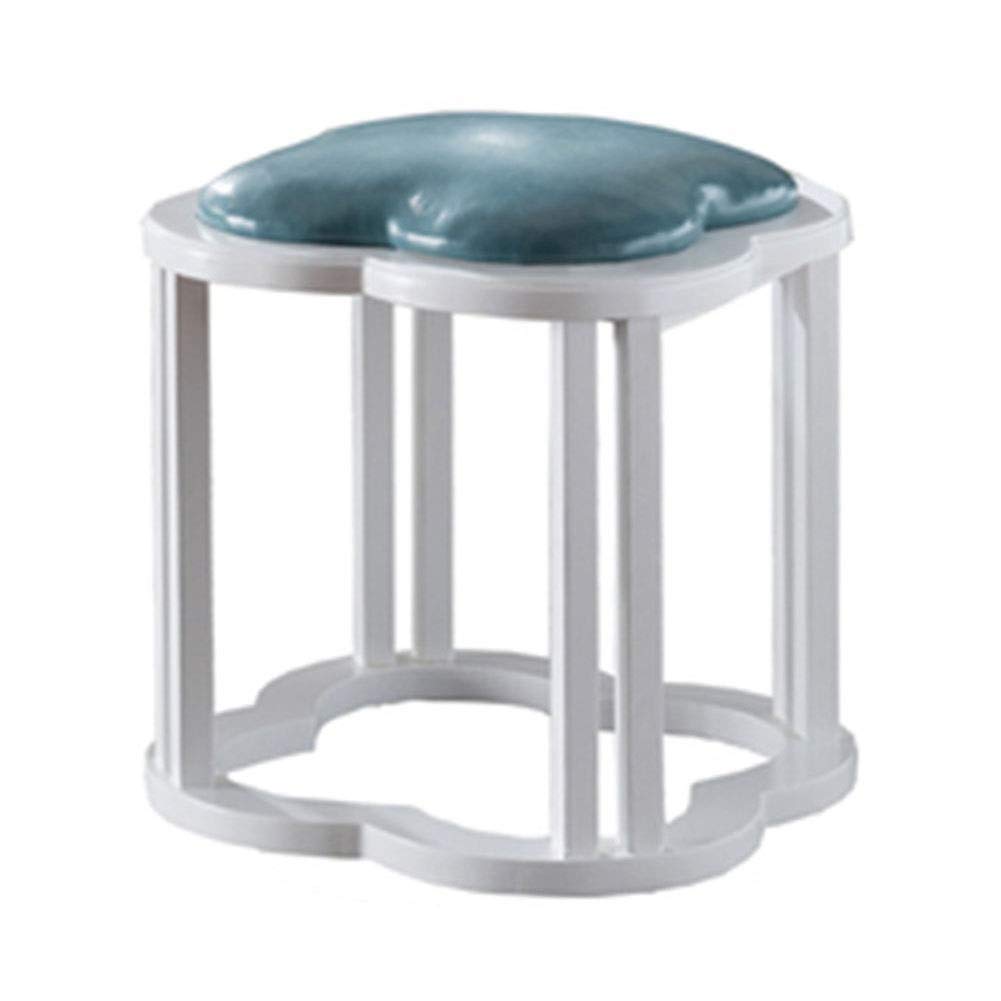 Repose-pieds ottoman rond en tissu | Tabouret de canapé élégant