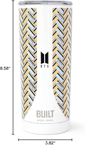 Miniatura 10 de BUILT BTS Taza térmica, 20.1 fl oz (591 ml), Suga, Acero inoxidable, Mi botella, Mercancía de Bangtan Boys BTS