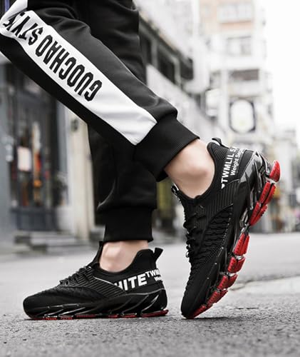 Tallboost Sneakers, Height Boosting Shoes for Men, Mens Walking Shoes Breathable Knit Slip on Sneakers Lightweight Athletic Gym Shoes4