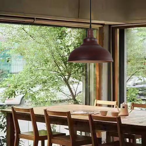 Lustre industriel rétro suspension réglable pour éclairer table - 5