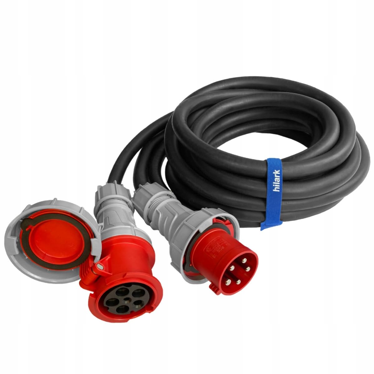 Hilark Cable Tech Gummi-Verlängerungskabel 63A H07RN-F 5x10mm² 15m