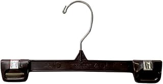 NAHANCO 2686-10 Plastic Skirt/Slack Hangers, Snap Grip with Swivel Hook, 10