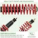 10L0L Golf Cart Shocks Absorber Front or Rear with Heavy Duty Coil Springs for EZGO Medalist TXT 1994+ Newer Gas & Electric Golf Carts, Replaces OEM# 76418-G01,70928-G01,70248-G01,70324-G01,76419-G01