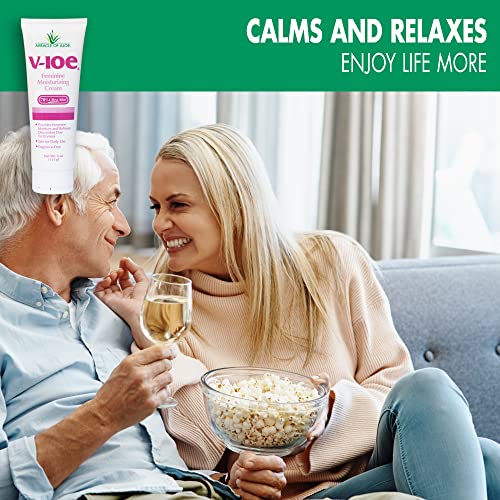 Image of V-loe, 4 oz, Soothes & Hydrates Sensitive Vulva, Non-Estrogen, Non-Prescription Vaginal Comfort