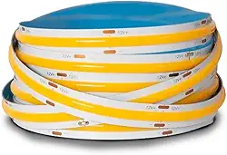 Fita de LED COB 360 LEDs 12V 6000K IP20 75W 5 Metros