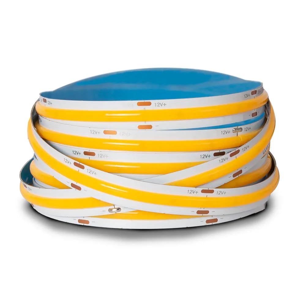 Fita de LED COB 360 LEDs 12V 3000K IP20 75W 5 Metros