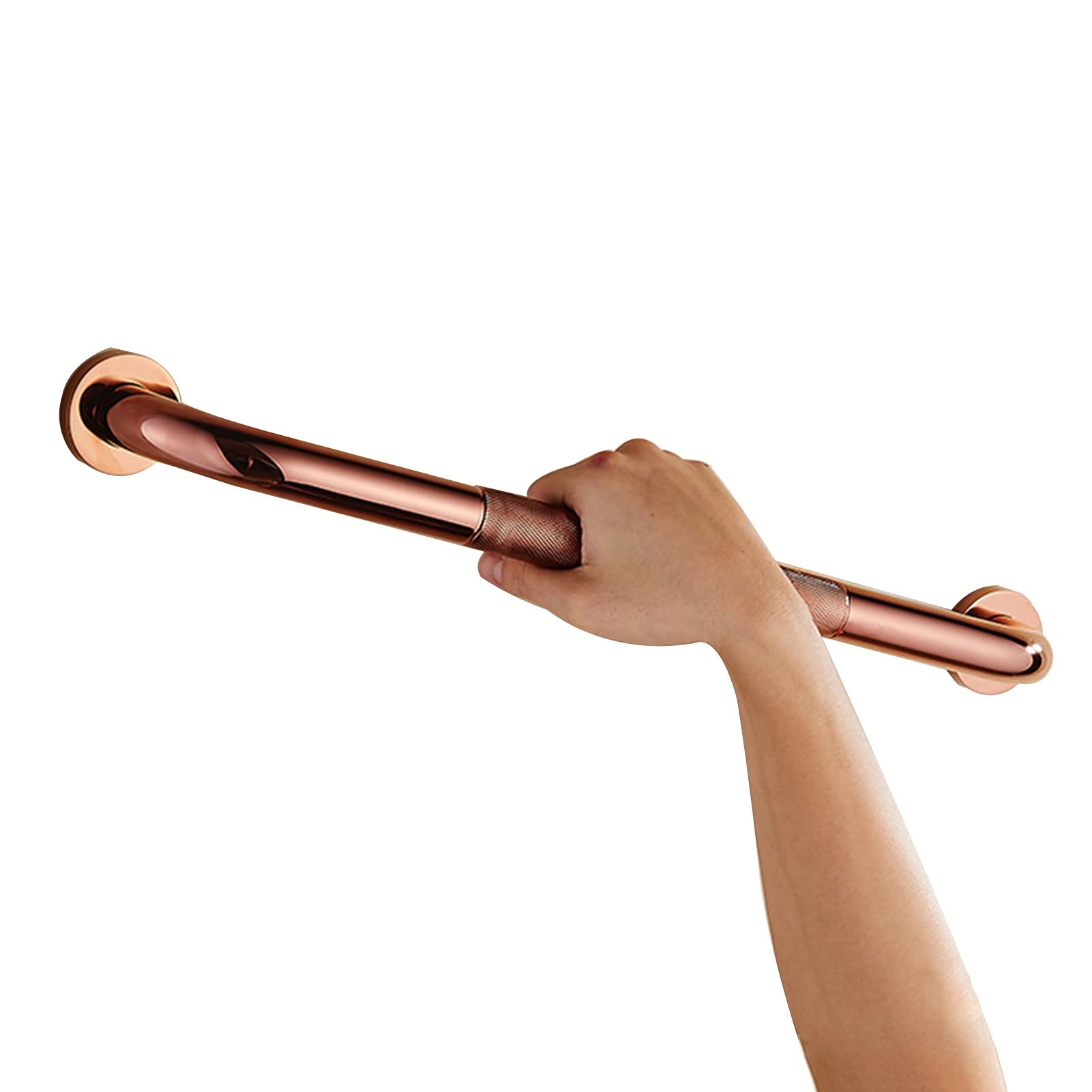 Asta per Doccia in Rame, WC per Doccia Antiscivolo di Sicurezza, Supporti Ausiliari per Bambini Anziani, Infortuni per Disabili in Gravidanza E Post-Operatori (Rosso 32 Cm)