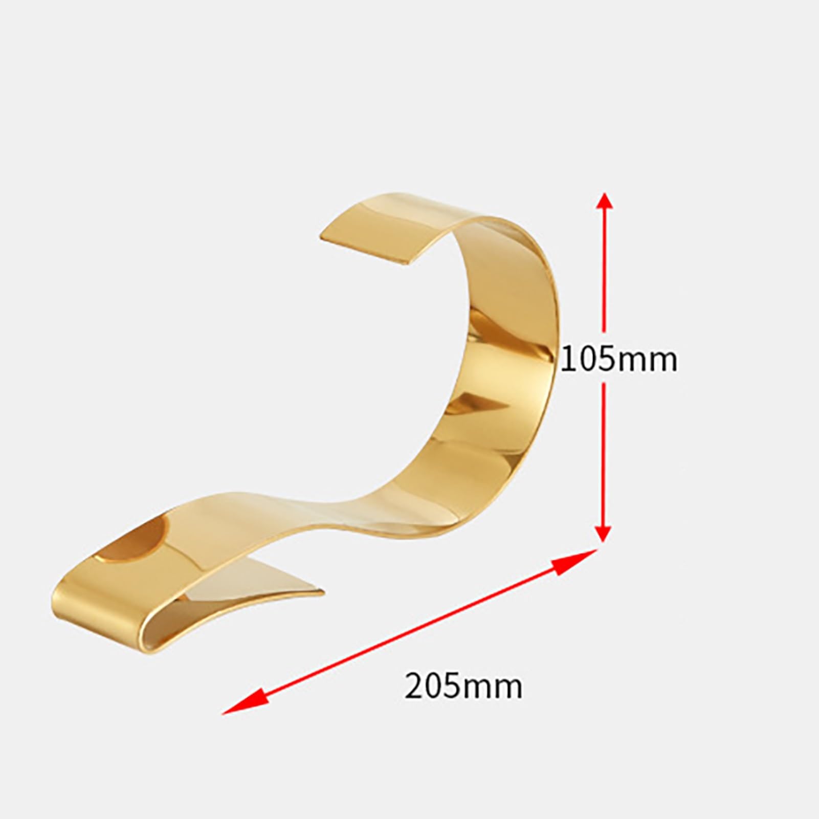 Gürtelständer Aus Edelstahl, S-förmiger Gürtelhalter Aus Metall, Gewerblicher Gürtelhalter Für Schrankorganisation Und Ladenvitrinen(Silver 03,5 Pack)