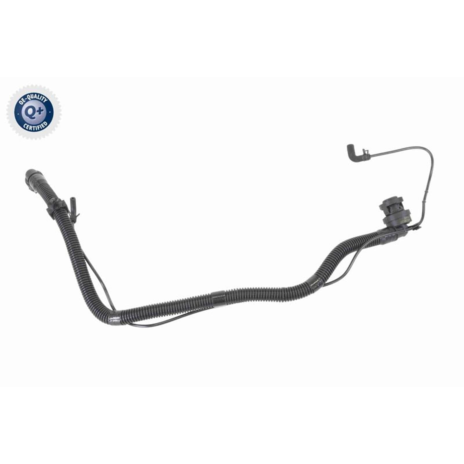 VAICO V40-2287 Tubo flexible ventilación bloque motor negro
