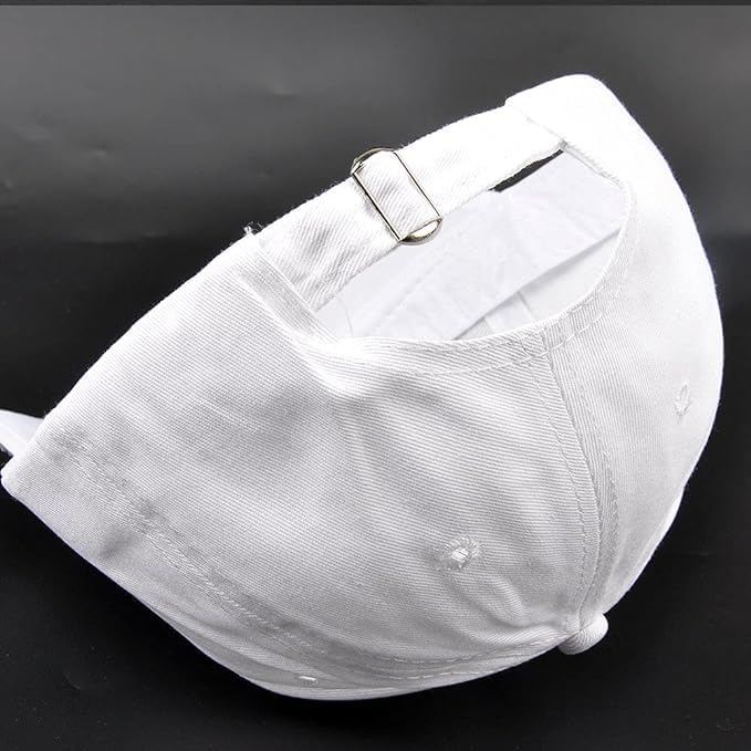Image of Bling Rhinestone Hats, USA Design Men Womens Baseball Cap Golf Hat Jeans Wash Denim Adjustable (White)