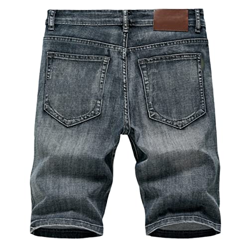 Short d'été homme Kelsiop slim noir bleu gris - Coupe classique décontractée