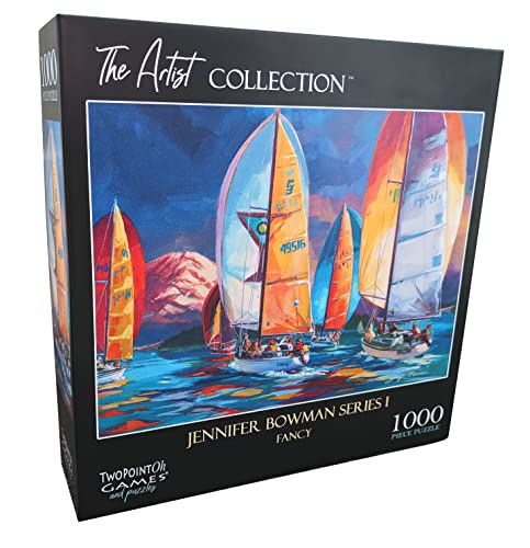 Nearly Impossible 1000 Piece Difficult Jigsaw Puzzle Featuring Licensed Sailboat Artwork Fancy - Hardest Challenging Puzzles For Adults, Teens #TOP5