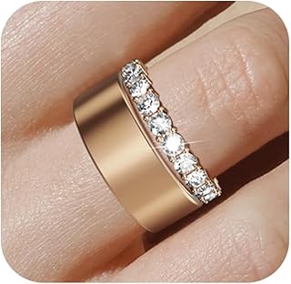 14K Gold Plated Stacking Ring for Oura Ring Gen 4/Gen 4 Ceramic/Gen 3, Sparkling Cubic Zirconia Decorative Stack Rings Stackable Bands for Women